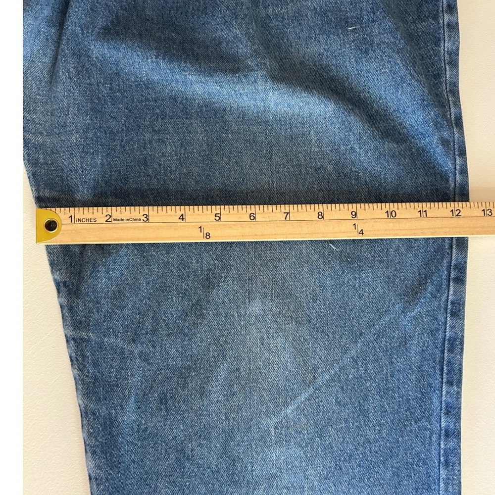 Vintage 90s Levi's Made in USA High Rise Pleated Mom Jeans Women's 16 30x31 - Picture 8 of 9